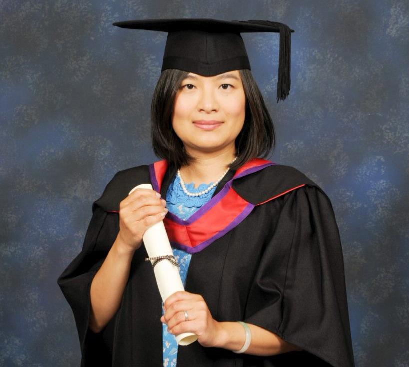 Joyce Celebrates New Status at Graduation Ceremony 2