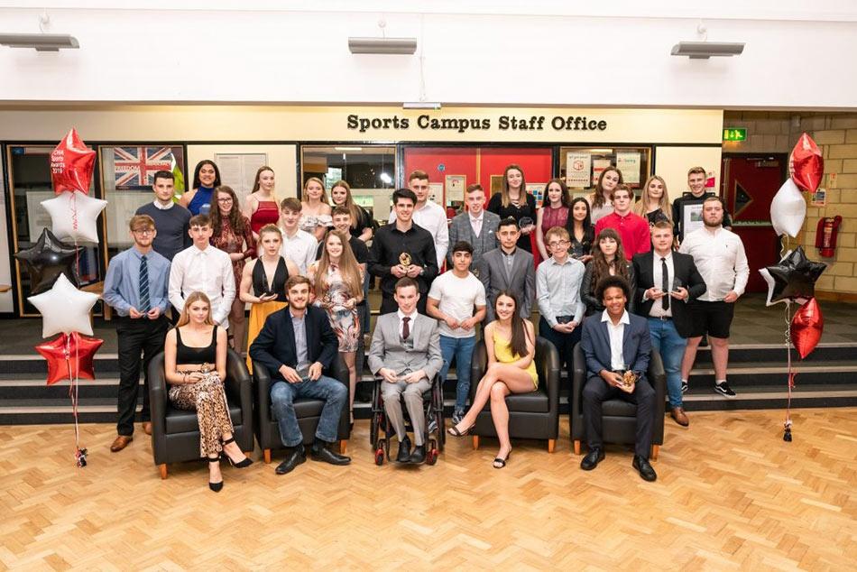 college celebrate sporting success
