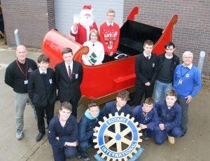 santa-takes-delivery-of-his-new-sleigh-at-cwa-wisbech
