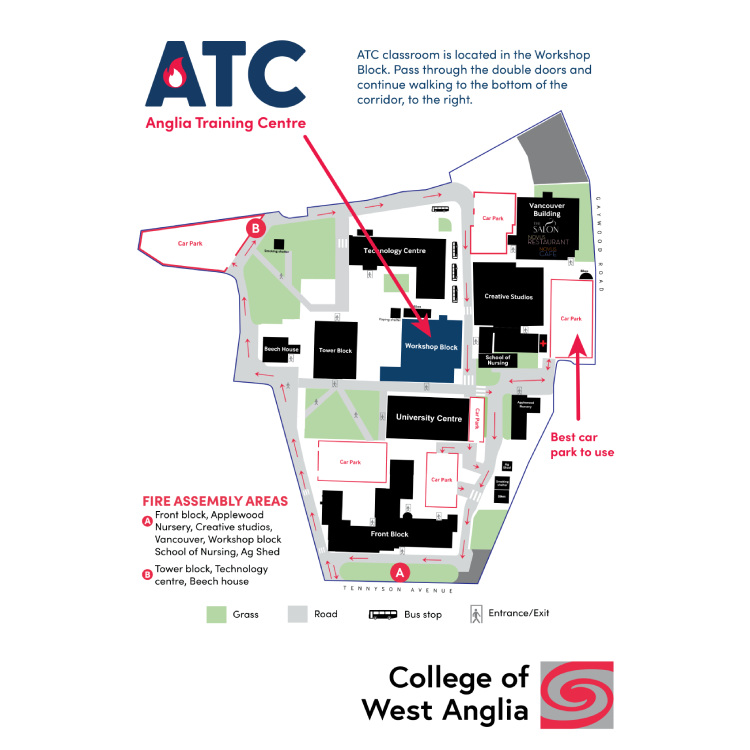 ATC Location Map