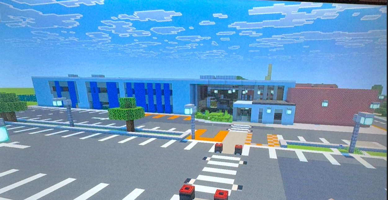 Minecraft world of Wisbech Campus