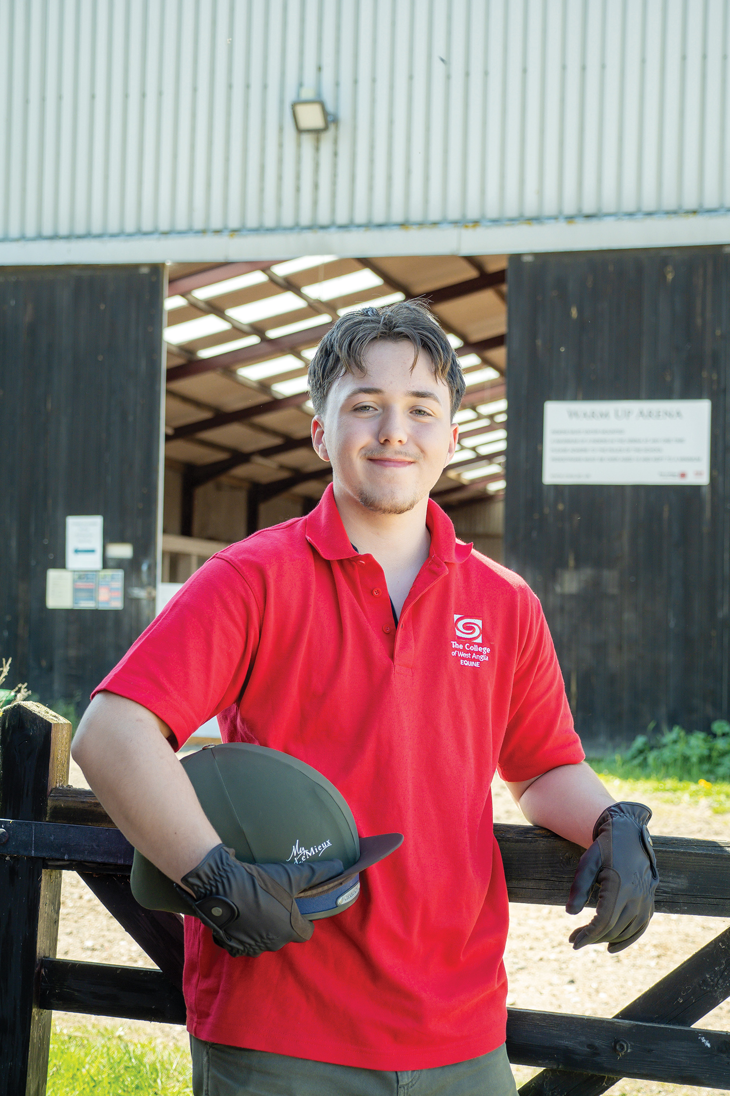 Male Equine Student 